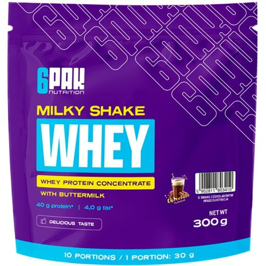 6PAK Milky Shake Whey 300gr