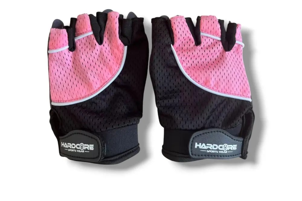 Hardcore Lady Fitness Gloves Pink