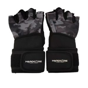 Men’s Gym Gloves Army Camo Soft Pad - Hardcore
