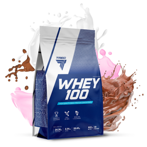 WHEY 100 900gr - TREC NUTRITION