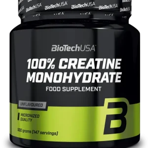 BioTechUSA 100% Micronized Creatine Monohydrate 500gr 147 servings