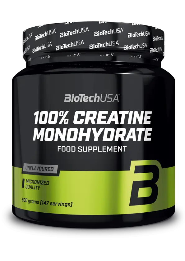 BioTechUSA 100% Micronized Creatine Monohydrate 500gr 147 servings