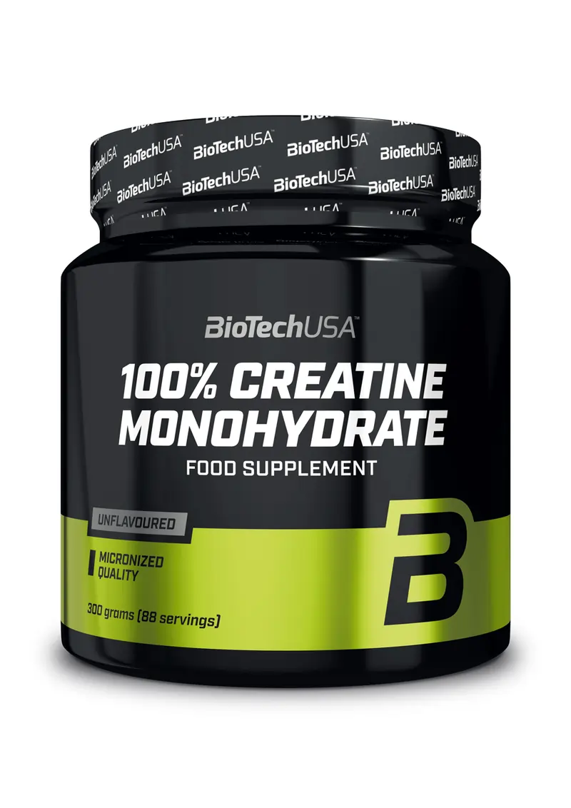 BioTechUSA 100% Micronized Creatine Monohydrate 300gr 88servings
