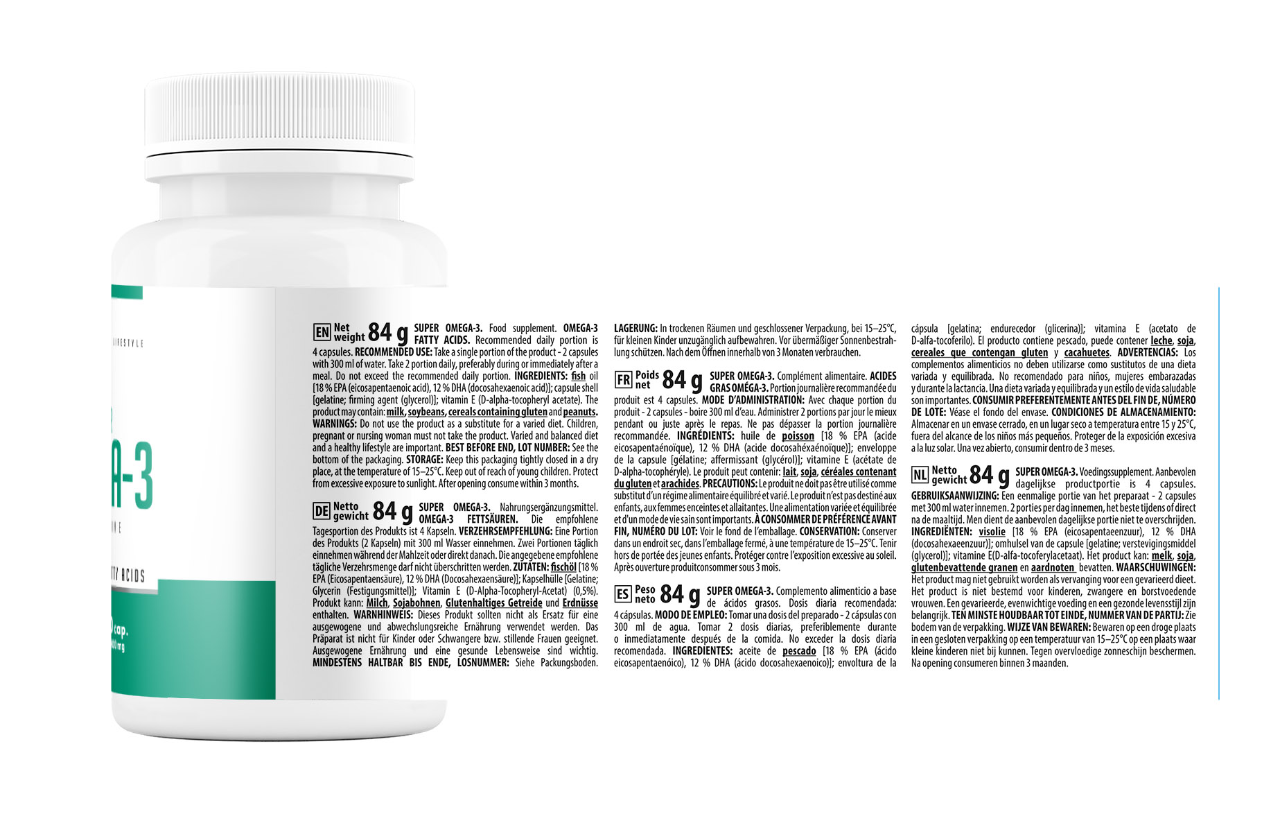 SUPER OMEGA-3 60caps - TREC - Image 2