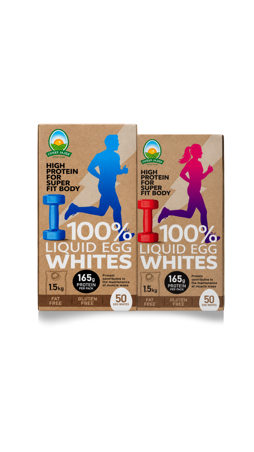 100% Liquid Egg Whites 1.5kg – 165g Protein